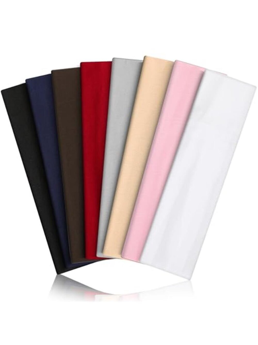 Headbands for Women 8PCS, Summer-Exclusive Elastic Non Slip Hair Head Bands
